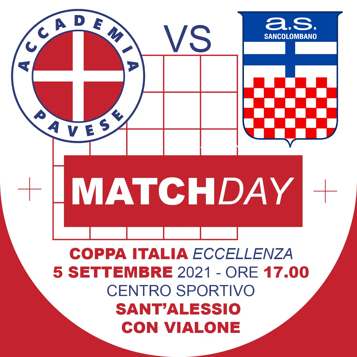 Accademia Pavese: Coppa Italia, il matchday — 2021