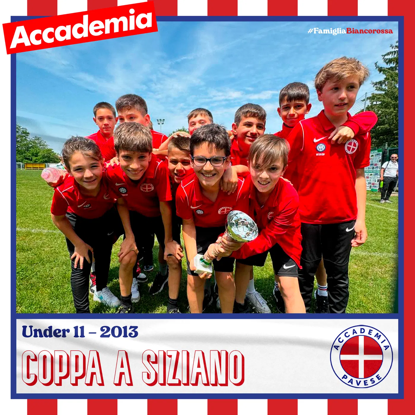 Accademia Pavese: Under 11, la coppa a Siziano — 2024