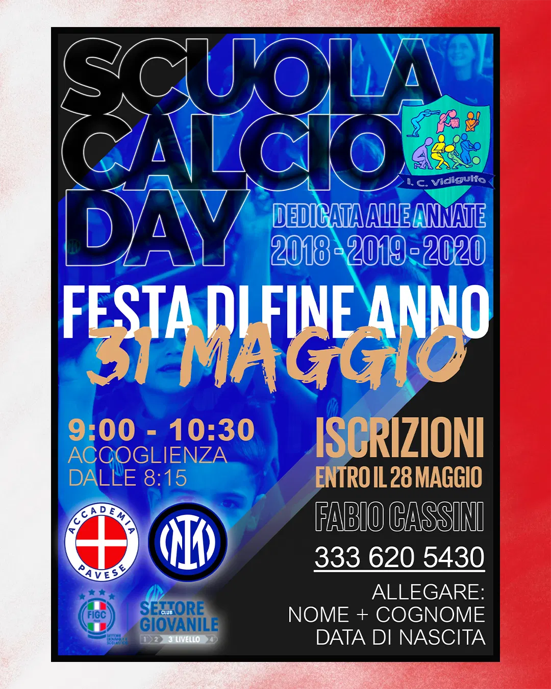 Accademia Pavese: Scuola Calcio Day, festa di fine anno — 2025