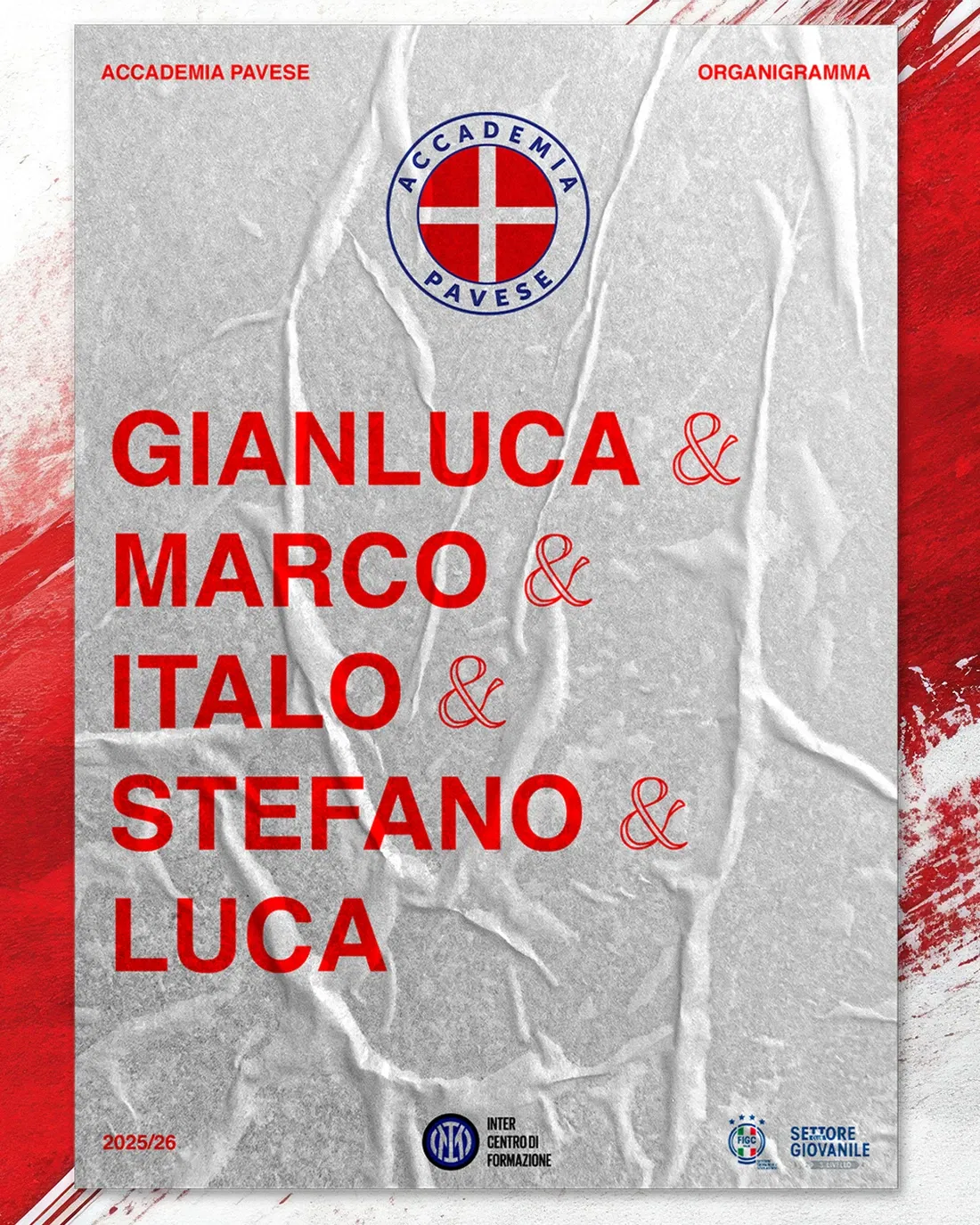 Accademia Pavese: Presentazione staff — 2025/26